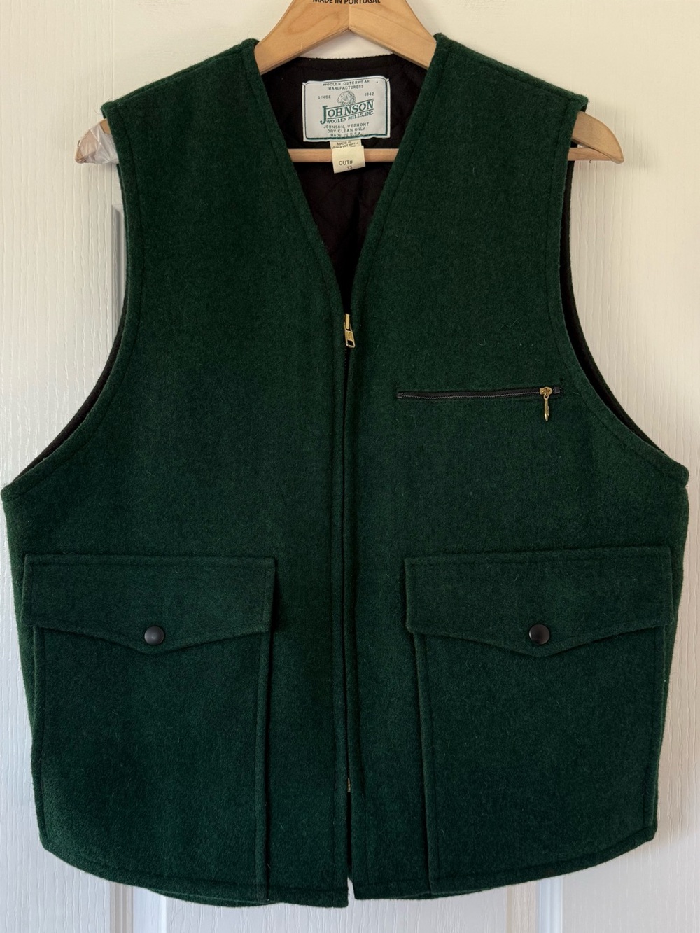 vintage ✨ Johnson Woolen Mills Vest